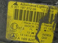 Mercedes-Benz A (W169) Ajovalo, oikea Varaosakoodi: A 169 820 12 61; A 169 820 74 
Ko...