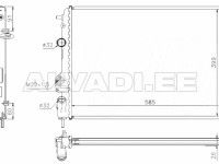 Renault Megane 1996-2002 JAHUTUSRADIAATOR