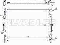 Renault Megane 2002-2009 JAHUTUSRADIAATOR