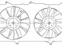 Toyota Camry 2001-2006 RADIAATORI VENTILAATOR