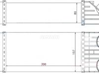 Peugeot 1007 2005-2009 ÕHURADIAATOR (INTERCOOLER)