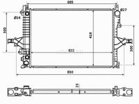 Volvo S60 2000-2009 JAHUTUSRADIAATOR