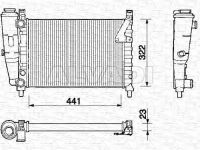 Fiat Fiorino 1988-2001 JAHUTUSRADIAATOR